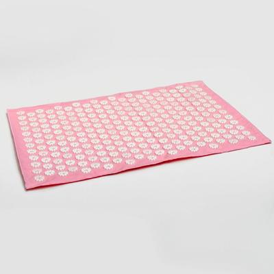 Аппликатор игольчатый «Большой коврик», 242 колючки, розовый, 41х60 см