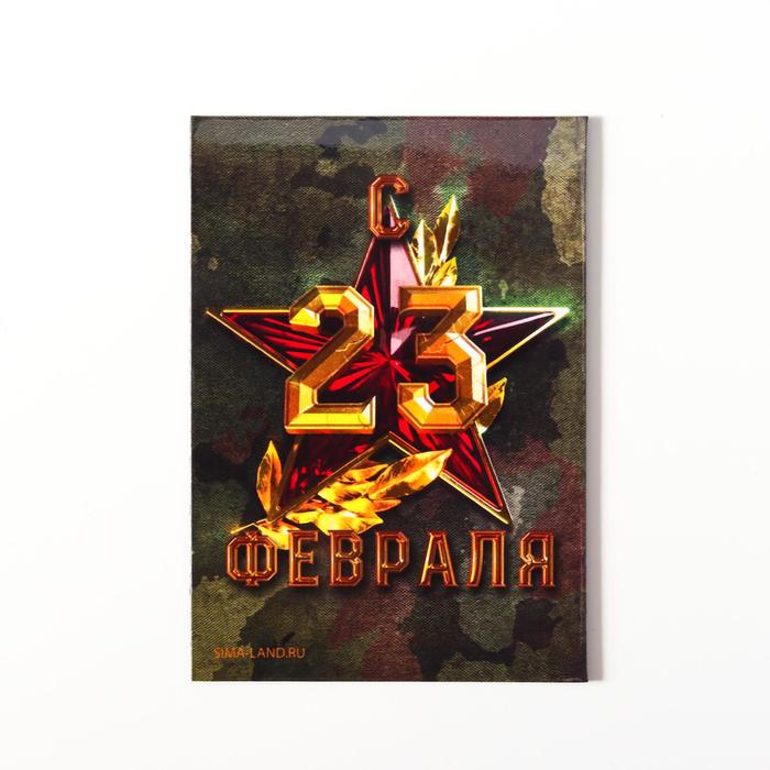

Магнит винил "23 февраля" 7х10 см