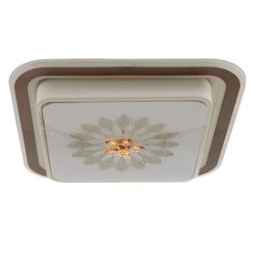 

Светильник 670014N LED 80Вт 3 режима 3000-6000К диммер белый-черный 50х50х9 см