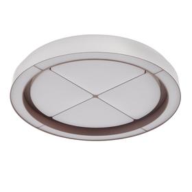 

Люстра с ПДУ 60408/1 LED 112Вт диммер 3000-6000К кофе 50х50х7 см