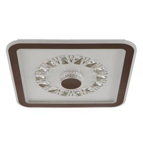 

Люстра с ПДУ 60411/1 LED 104Вт диммер 3000-6000К кофе 48х48х8 см