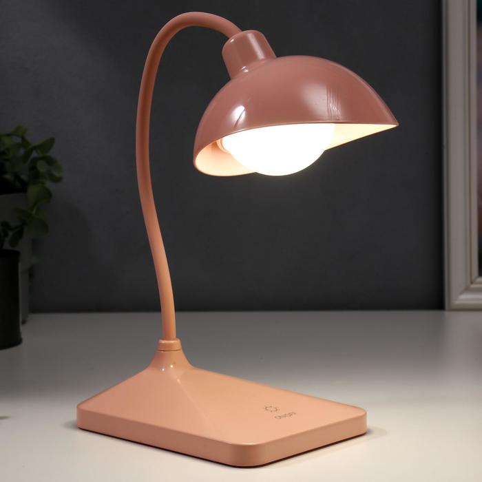 

Лампа настольная 16266/1 LED 3Вт АКБ диммер розовый 11х14,4х40 см