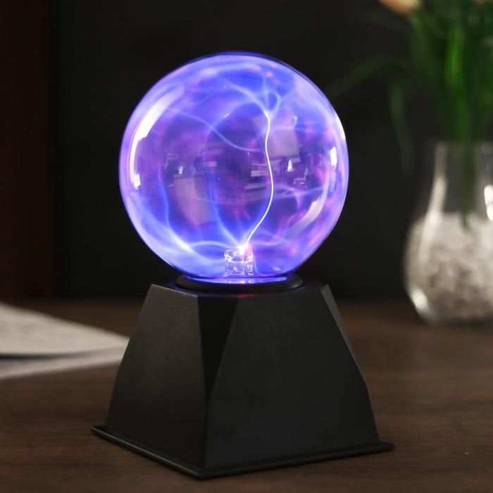 Плазменный шар Магический, 22 см цена и фото