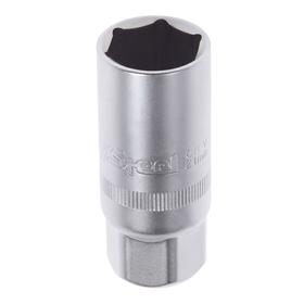 

Головка свечная AV Steel AV-520621, 1/2", 21 мм, 6-гран, с резиновым держателем