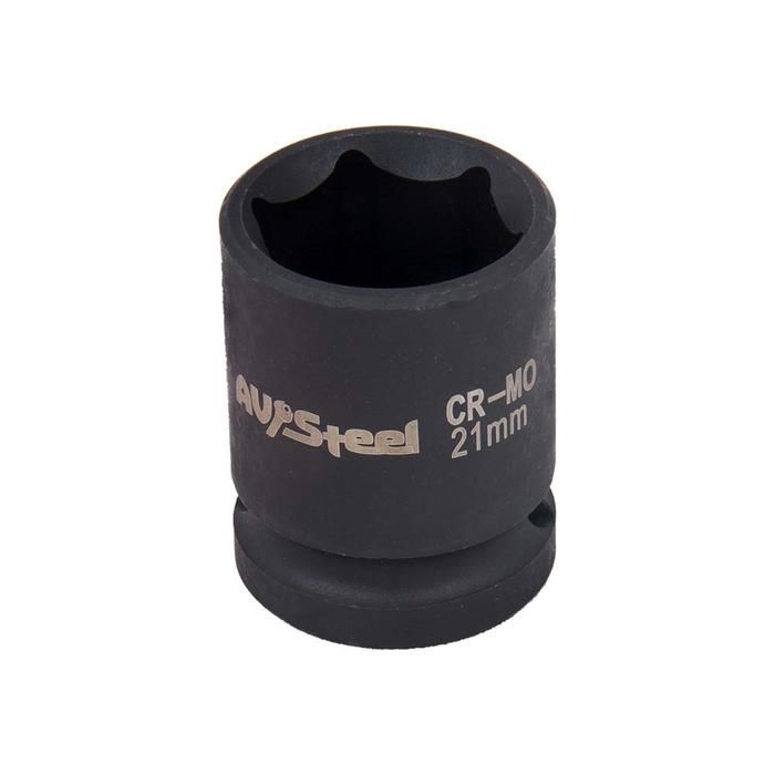 

Головка ударная AV Steel AV-720021, 1/2", шестигранная, 21 мм