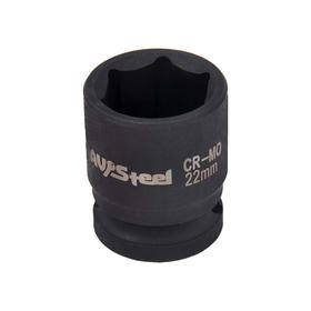 

Головка ударная AV Steel AV-720022, 1/2", шестигранная, 22 мм