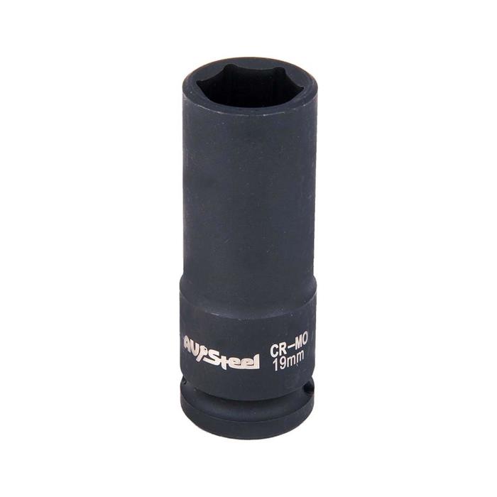 

Головка ударная AV Steel AV-720119, 1/2", шестигранная, удлиненная, 19 мм
