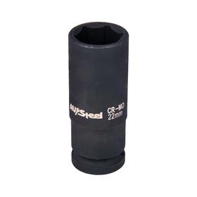 

Головка ударная AV Steel AV-720122, 1/2", шестигранная, удлиненная, 22 мм
