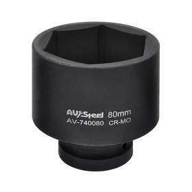 

Головка ударная AV Steel AV-740080, 1", шестигранная, 80 мм