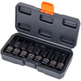 

Набор головок AV Steel AV-724408, ударные, 1/2" HEX, H6-H19, 8 предметов