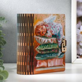 

Шкатулка-книга "Ангелок" 14х10 см