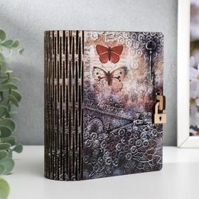 

Шкатулка-книга "Бабочки" 14х10 см