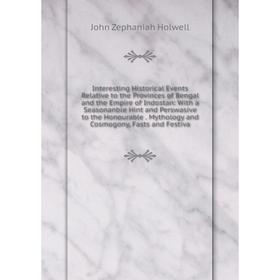 

Книга Interesting Historical Events Relative to the Provinces of Bengal and the Empire of Indostan: With a Seasonanble Hint and Perswasive to the Hono