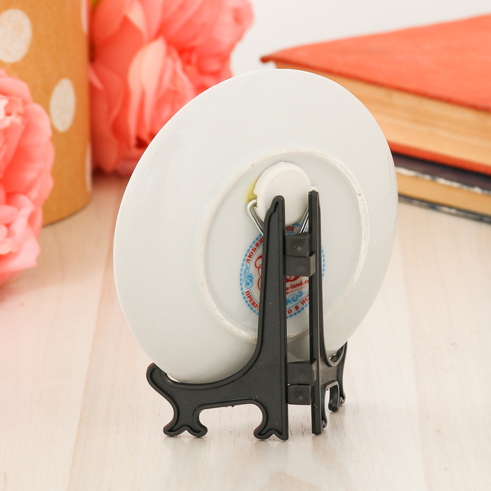 Тарелка сувенирная «Новосибирск. Часовня. Композиция» (деколь)