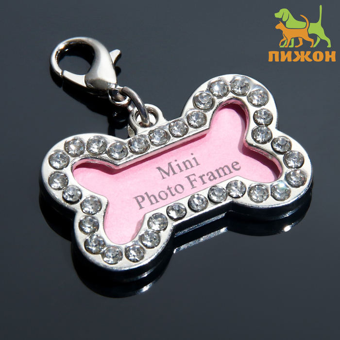 

Адресник под записку "Косточка" малый, 3,2 х 2 см