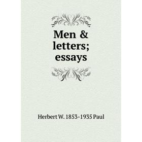 

Книга Men & letters; essays