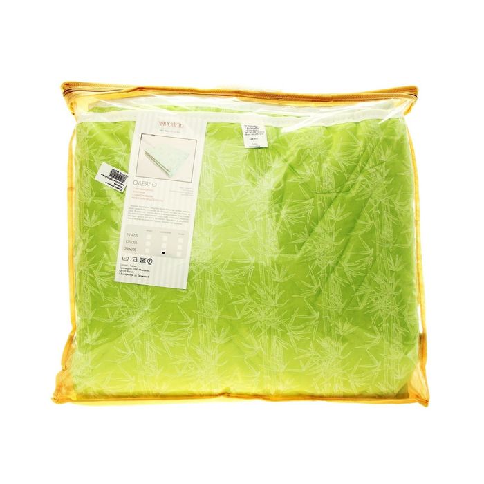 Одеяло Миродель всесезонное Морские водоросли, 200*220 ± 5 см, поликоттон, 200 г/м2