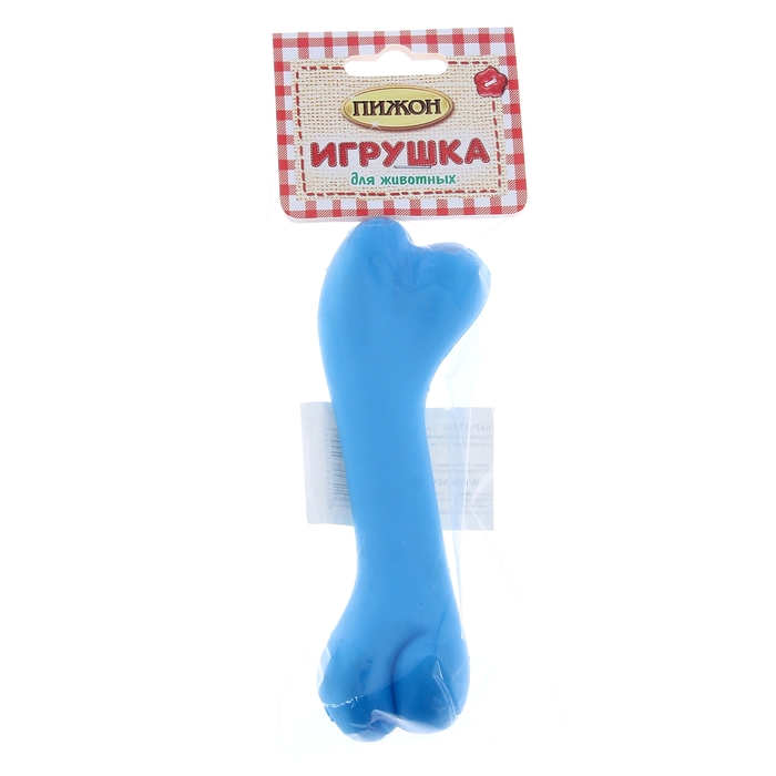 Игрушка жевательная "Косточка классическая", TPR, 12 см, микс цветов