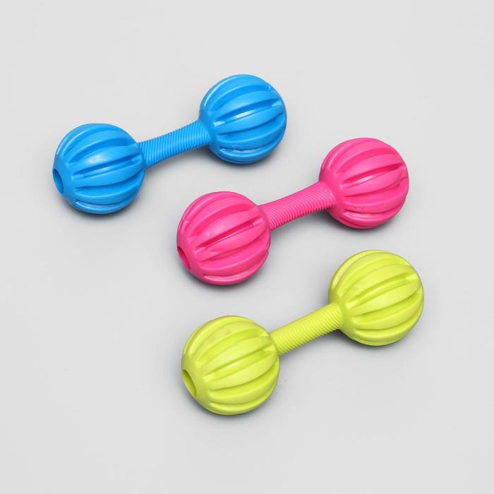 Игрушка резиновая жевательная "Силач", 15 см, микс цветов