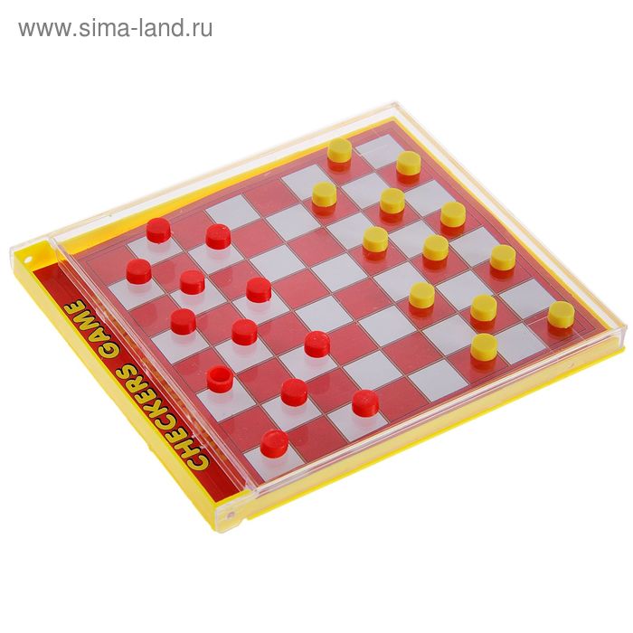 фото Игра настольная "шашки с кубиками", упаковка стилизована под коробку для cd-диска