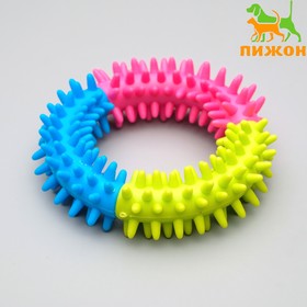 Игрушка жевательная для собак 'Кусочек счастья', 9,5 см, микс цветов Ош