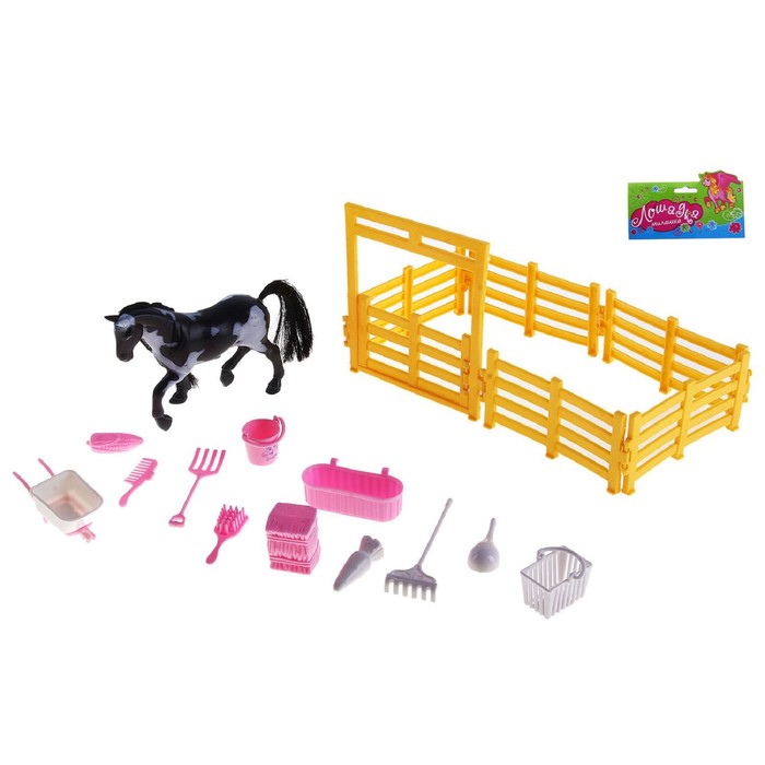 Лошадь с аксессуарами, МИКС