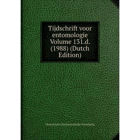 

Книга Tijdschrift voor entomologie Volume 131.d. (1988) (Dutch Edition)