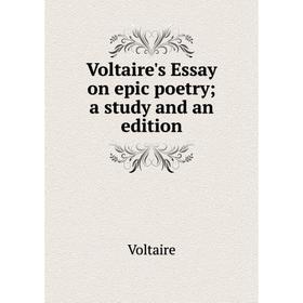 

Книга Voltaire's Essay on epic poetry; a study and an edition