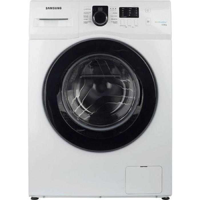 Стиральная машина Samsung WF60F1R2E2W, класс А, 1200 об/мин, до 6 кг, белая