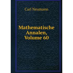 

Книга Mathematische Annalen, Volume 60