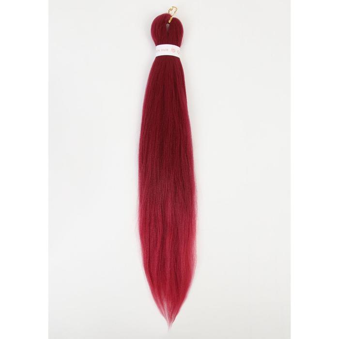 

SIM-BRAIDS Канекалон однотонный, гофрированный, 65 см, 90 гр, цвет малиновый(#900)