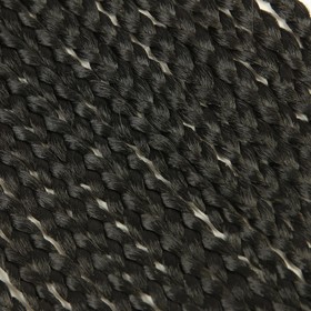 Афрокосы, 60 см, 15 прядей (CE), цвет чёрный от Сима-ленд