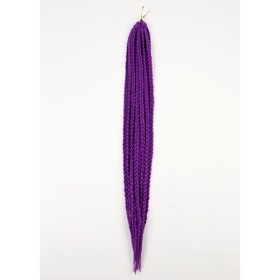 Косы для афрорезинок, 60 см, 15 прядей (CE), цвет фиолетовый(#PURPLE) Ош