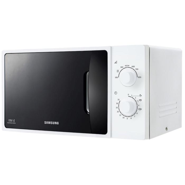 фото Микроволновая печь samsung me81arw/bw, 800 вт, 23 л, белая