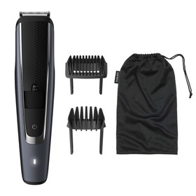 Триммер Philips BT5502/15, для бороды, 2 насадки, АКБ, серый/чёрный, НА УДАЛЕНИЕ