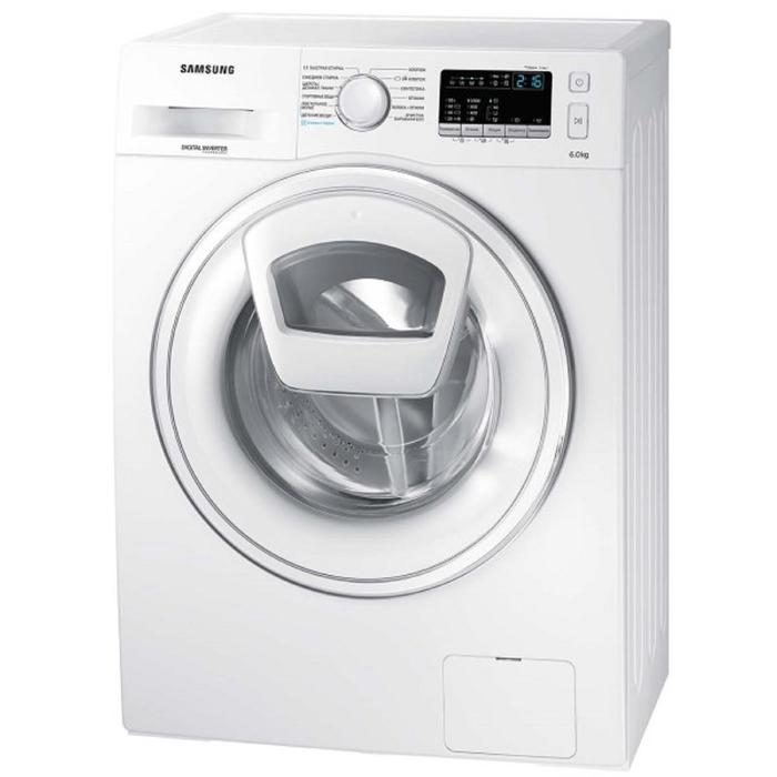 Стиральная машина Samsung WW60K40G08WDLP класс А 1200 обмин до 6 кг функция пара белая 5329800₽