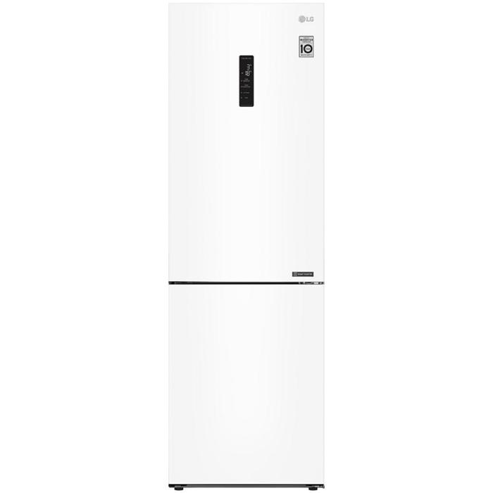 Холодильник LG GA-B459CQSL, двухкамерный, класс А+, 374 л, Total No Frost, белый