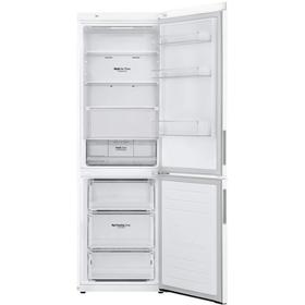 

Холодильник LG GA-B459CQSL, двухкамерный, класс А+, 374 л, Total No Frost, белый