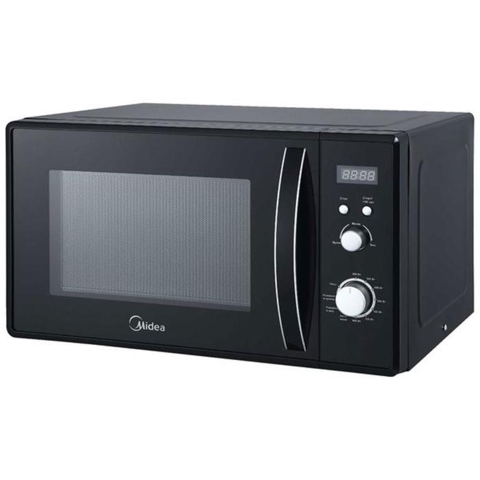 фото Микроволновая печь midea am 823 am 9 b, 800 вт, 23 л, чёрный