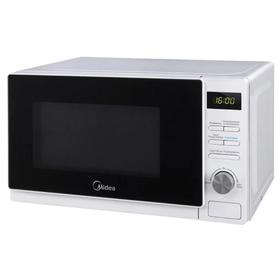 

Микроволновая печь Midea MM 720 C 4 E-W, 700 Вт 20 л, 8 режимов, бело-чёрная