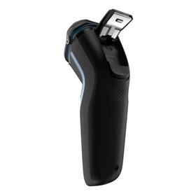 

Электробритва Philips S3232/52, роторная, 3 головки, АКБ, чёрно-голубая