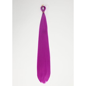 Термоволокно для точечного афронаращивания, 65 см, 100 гр, гладкий волос, цвет фиолетовый(#51Р) Ош