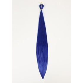Термоволокно для точечного афронаращивания, 65 см, 100 гр, гладкий волос, цвет синий(#61С) Ош