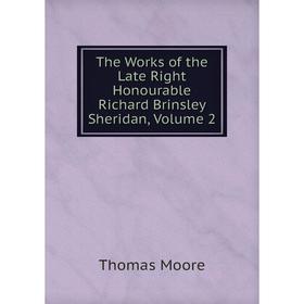 

Книга The Works of the Late Right Honourable Richard Brinsley Sheridan, Volume 2