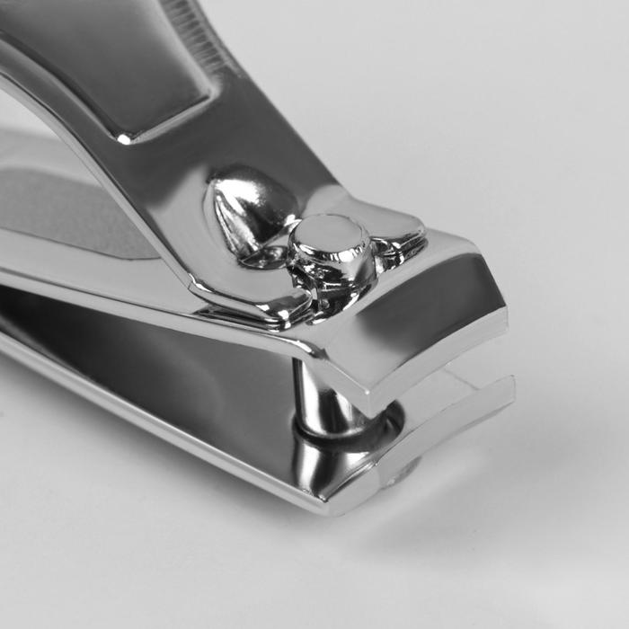 Кусачки-книпсер маникюрные, с пилкой, 5,5(±0,5)см, цвет МИКС