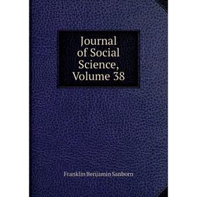 

Книга Journal of Social Science, Volume 38