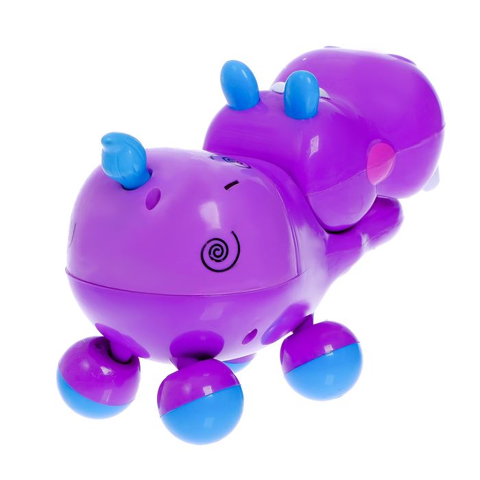 Развивающая игрушка "Бегемот", двигается, световые и звуковые эффекты
