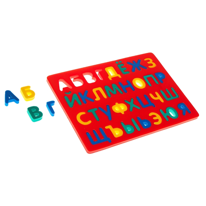Мягкая мозаика "Алфавит", цвет МИКС