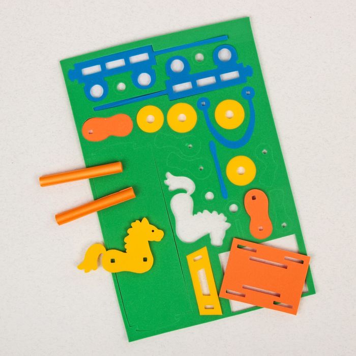 Мягкий конструктор "Повозка"