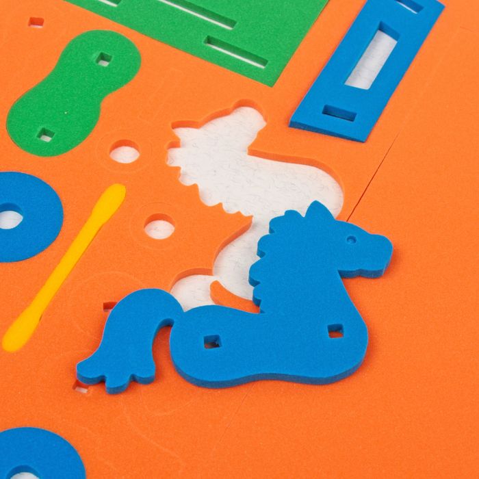 Мягкий конструктор "Повозка"